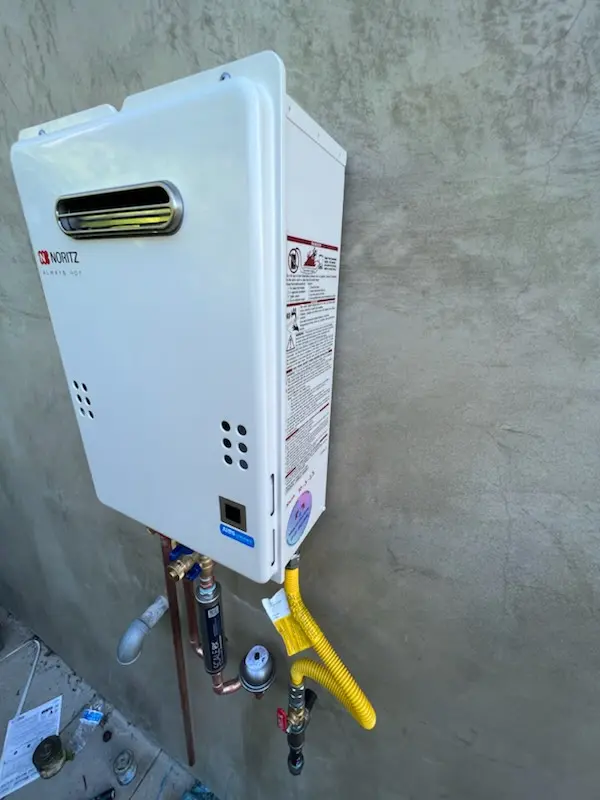 Tankless water heater installation for Snyder Terrace homes